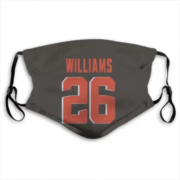 Greedy Williams Cleveland Browns Brown Washable & Reusable Face Mask