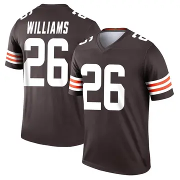 Men's Greedy Williams Cleveland Browns Legend Brown Jersey