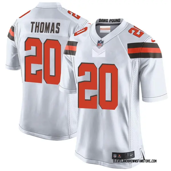 white browns jersey