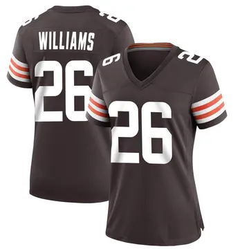 Women's Greedy Williams Cleveland Browns Game Brown Team Color Jersey
