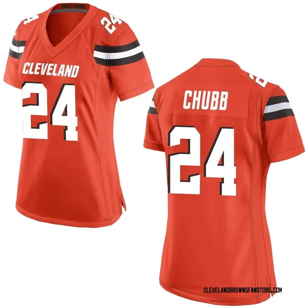 nick chubb jersey orange