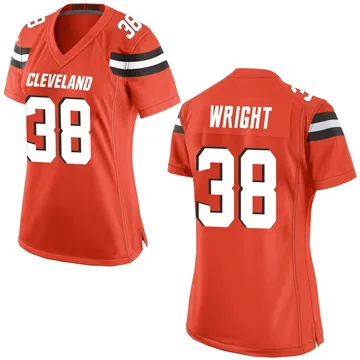 Women's Winston Wright Cleveland Browns Game Orange Alternate Jersey