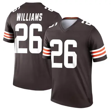 Youth Greedy Williams Cleveland Browns Legend Brown Jersey