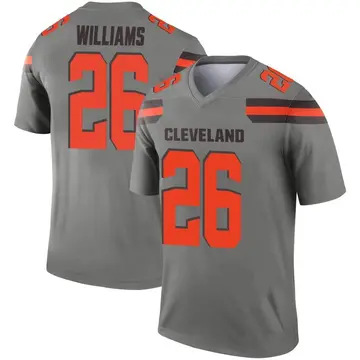 Youth Greedy Williams Cleveland Browns Legend Inverted Silver Jersey