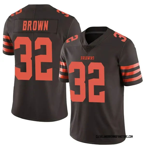 Youth Jim Brown Cleveland Browns Limited Brown Color Rush Jersey Browns Store